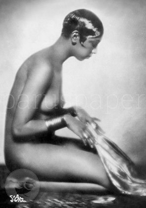 Postkarte "Josephine Baker Aktstudie"