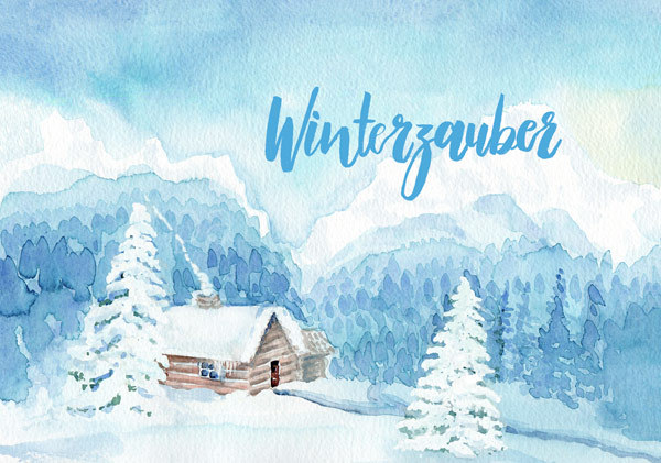 Postkarte "Winterzauber"