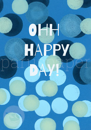 Postkarte "OHH HAPPY DAY!"