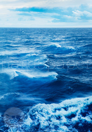 Postkarte "Sturm auf See"