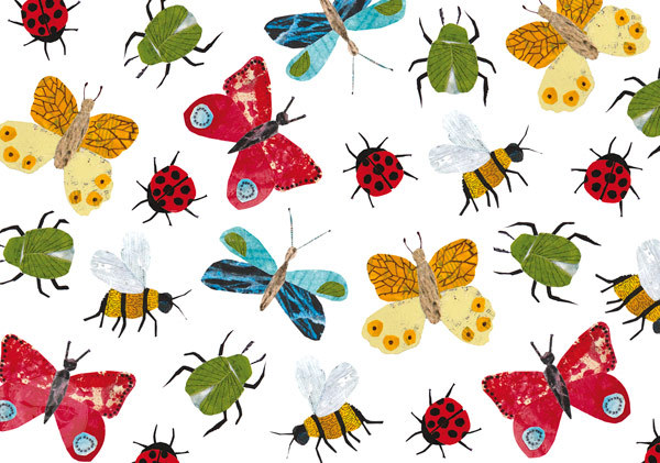 Postkarte "Geliebte Insekten"