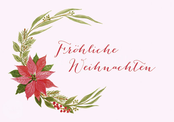 Postkarte "Fröhliche Weihnachten"