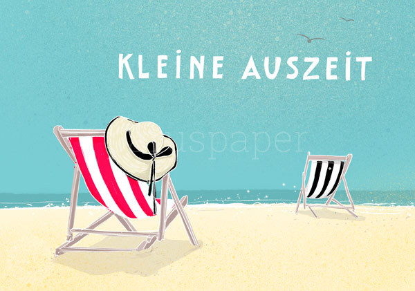 Postkarte "KLEINE AUSZEIT"