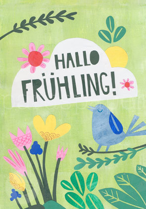 Postkarte "HALLO FRÜHLING!"