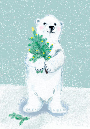 Postkarte "Kleiner Eisbär"