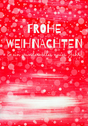 Postkarte "FROHE WEIHNACHTEN, neues Jahr!"